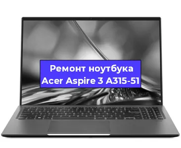 Замена кулера на ноутбуке Acer Aspire 3 A315-51 в Красноярске
